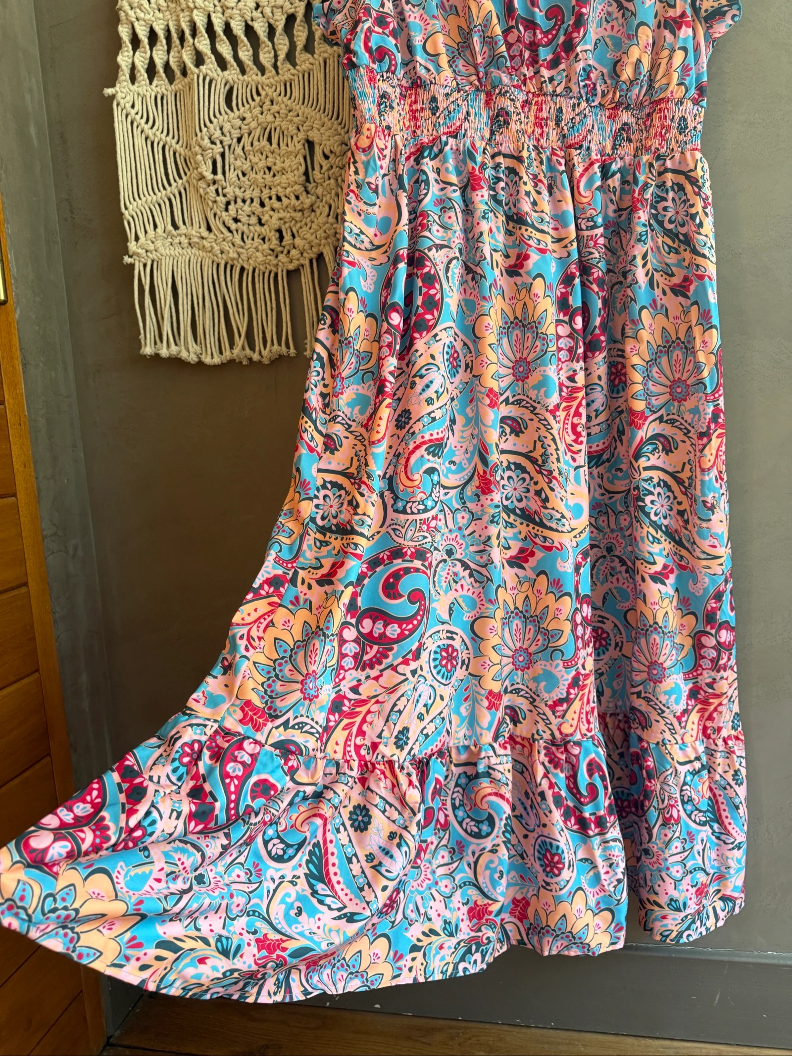 Vestido talla 50 bohemio elegante bonitos colores – photo 2